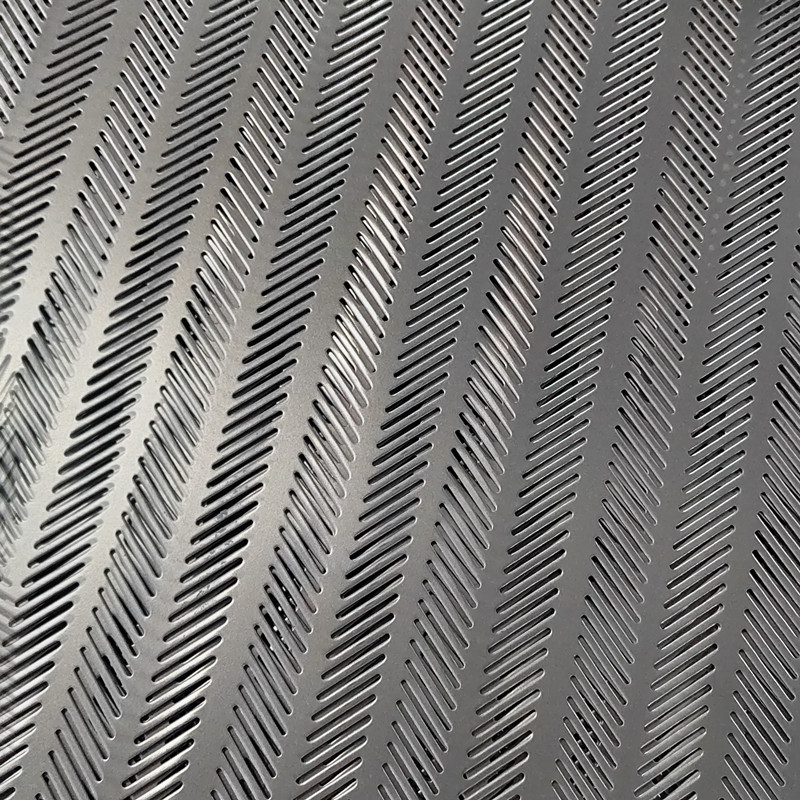 新疆漂亮的八字型排列的长圆孔冲孔板